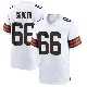＃66 Youth Bernard Gooden White Game Cleveland Browns Jersey