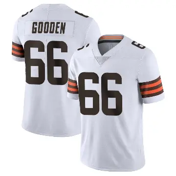 ＃66 Youth Bernard Gooden White Limited Cleveland Browns Vapor Untouchable Jersey
