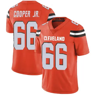 ＃66 Youth Keith Cooper Jr. Orange Limited Cleveland Browns Alternate Vapor Untouchable Jersey
