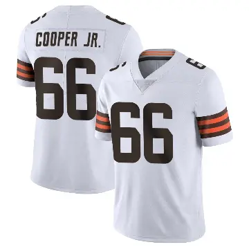 ＃66 Youth Keith Cooper Jr. White Limited Cleveland Browns Vapor Untouchable Jersey