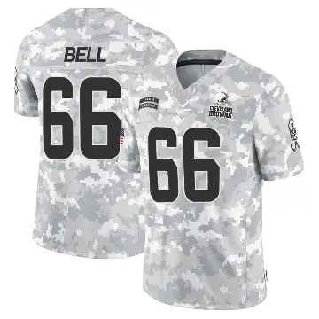 ＃66 Youth Travis Bell Arctic Camo Limited Cleveland Browns 2024 Salute to Service Jersey