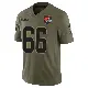 ＃66 Youth Travis Bell Olive Limited Cleveland Browns 2025 Salute to Service Jersey