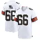 ＃66 Youth Travis Bell White Game Cleveland Browns Jersey