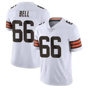 ＃66 Youth Travis Bell White Limited Cleveland Browns Vapor Untouchable Jersey