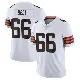 ＃66 Youth Travis Bell White Limited Cleveland Browns Vapor Untouchable Jersey