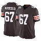 ＃67 Men's Ben Petrula Brown Limited Cleveland Browns Vapor F.U.S.E. Jersey