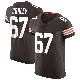 ＃67 Men's Jack Conley Brown Elite Cleveland Browns Vapor Jersey