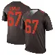 ＃67 Men's Jack Conley Brown Legend Cleveland Browns Alternate Jersey