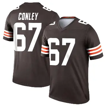 ＃67 Men's Jack Conley Brown Legend Cleveland Browns Jersey