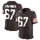 ＃67 Men's Jamil Muhammad Brown Limited Cleveland Browns Team Color Vapor Untouchable Jersey