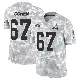 ＃67 Men's Javion Cohen Arctic Camo Limited Cleveland Browns 2024 Salute to Service Jersey