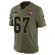 ＃67 Men's Javion Cohen Olive Limited Cleveland Browns 2025 Salute to Service Jersey