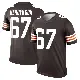 ＃67 Men's LaDarius Henderson Brown Legend Cleveland Browns Jersey