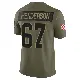 ＃67 Men's LaDarius Henderson Olive Limited Cleveland Browns 2025 Salute to Service Jersey