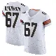 ＃67 Men's LaDarius Henderson White Elite Cleveland Browns Vapor Jersey