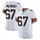＃67 Men's LaDarius Henderson White Limited Cleveland Browns Vapor Untouchable Jersey