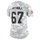 ＃67 Women's Ben Petrula Arctic Camo Limited Cleveland Browns 2024 Salute to Service Jersey