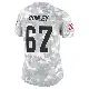 ＃67 Women's Jack Conley Arctic Camo Limited Cleveland Browns 2024 Salute to Service Jersey