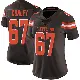 ＃67 Women's Jack Conley Brown Limited Cleveland Browns Team Color Vapor Untouchable Jersey