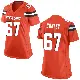 ＃67 Women's Jack Conley Orange Game Cleveland Browns Alternate Jersey
