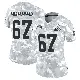 ＃67 Women's Jamil Muhammad Arctic Camo Limited Cleveland Browns 2024 Salute to Service Jersey