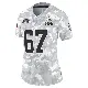 ＃67 Women's Jamil Muhammad Arctic Camo Limited Cleveland Browns 2024 Salute to Service Jersey