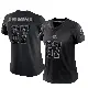 ＃67 Women's Jamil Muhammad Black Limited Cleveland Browns Reflective Jersey