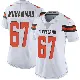 ＃67 Women's Jamil Muhammad White Limited Cleveland Browns Vapor Untouchable Jersey