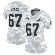 ＃67 Women's Javion Cohen Arctic Camo Limited Cleveland Browns 2024 Salute to Service Jersey