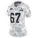 ＃67 Women's Javion Cohen Arctic Camo Limited Cleveland Browns 2024 Salute to Service Jersey