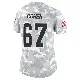 ＃67 Women's Javion Cohen Arctic Camo Limited Cleveland Browns 2024 Salute to Service Jersey