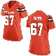 ＃67 Women's Javion Cohen Orange Game Cleveland Browns Alternate Jersey