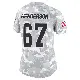 ＃67 Women's LaDarius Henderson Arctic Camo Limited Cleveland Browns 2024 Salute to Service Jersey