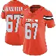 ＃67 Women's LaDarius Henderson Orange Limited Cleveland Browns Alternate Vapor Untouchable Jersey