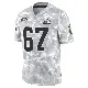 ＃67 Youth Jack Conley Arctic Camo Limited Cleveland Browns 2024 Salute to Service Jersey