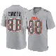 ＃67 Youth Jack Conley Gray Game Cleveland Browns Atmosphere Fashion Jersey
