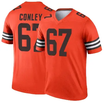 ＃67 Youth Jack Conley Orange Legend Cleveland Browns Inverted Jersey