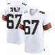 ＃67 Youth Jack Conley White Game Cleveland Browns Jersey