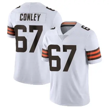 ＃67 Youth Jack Conley White Limited Cleveland Browns Vapor Untouchable Jersey