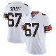 ＃67 Youth Jack Conley White Limited Cleveland Browns Vapor Untouchable Jersey