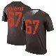 ＃67 Youth Jamil Muhammad Brown Legend Cleveland Browns Alternate Jersey