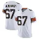 ＃67 Youth Jamil Muhammad White Limited Cleveland Browns Vapor Untouchable Jersey