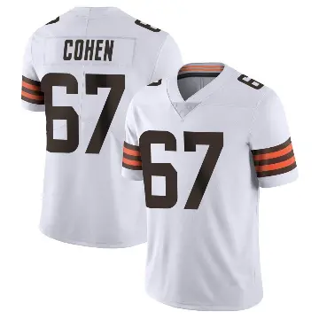 ＃67 Youth Javion Cohen White Limited Cleveland Browns Vapor Untouchable Jersey