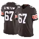 ＃67 Youth LaDarius Henderson Brown Limited Cleveland Browns Vapor F.U.S.E. Jersey