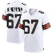 ＃67 Youth LaDarius Henderson White Game Cleveland Browns Jersey