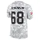 ＃68 Men's Cam Robinson Arctic Camo Limited Cleveland Browns 2024 Salute to Service Jersey