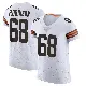＃68 Men's Cam Robinson White Elite Cleveland Browns Vapor Jersey