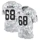 ＃68 Men's Coziah Izzard Arctic Camo Limited Cleveland Browns 2024 Salute to Service Jersey