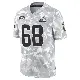 ＃68 Men's Coziah Izzard Arctic Camo Limited Cleveland Browns 2024 Salute to Service Jersey