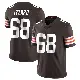 ＃68 Men's Coziah Izzard Brown Limited Cleveland Browns Team Color Vapor Untouchable Jersey
